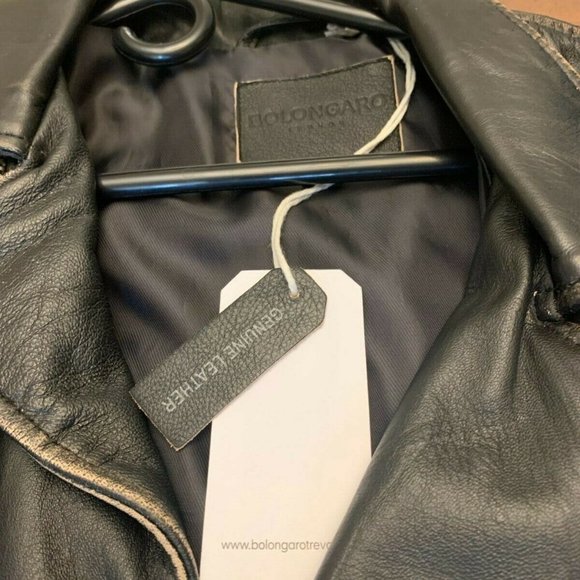 Men's Real Leather Premium Antique Biker Jacker M - Very Rare - Picture 3 of 3